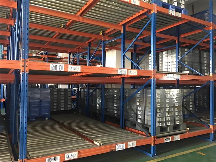 Two Lane Gravity Feed Pallet Flow Rack suppliers